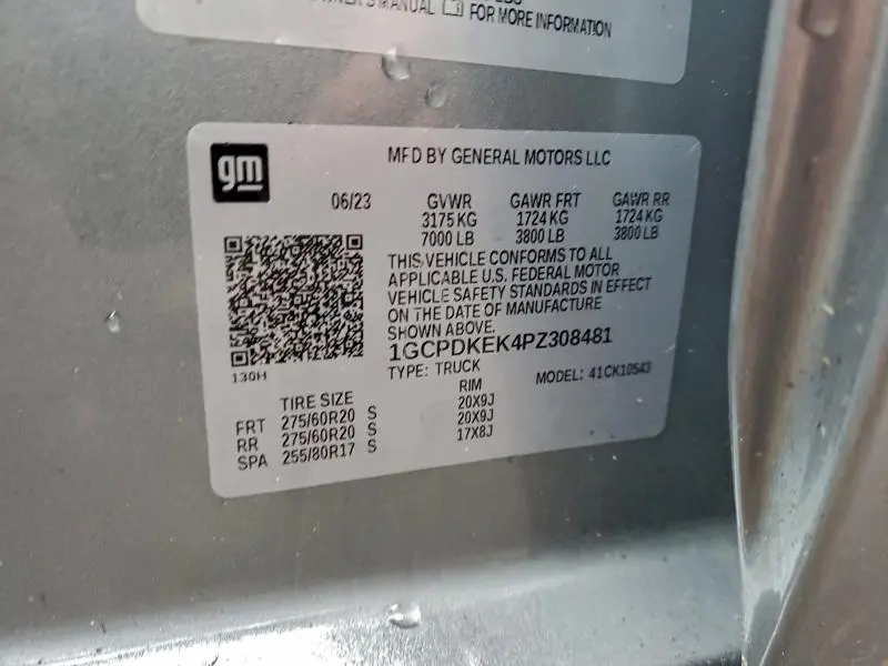 2023 CHEVROLET SILVERADO K1500 LT-L  