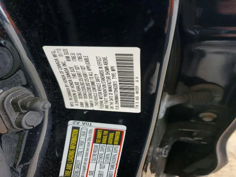 2013 HONDA CR-V EXL  
