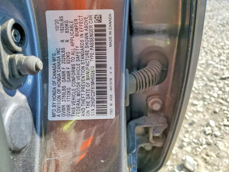 2021 HONDA CIVIC SPORT  
