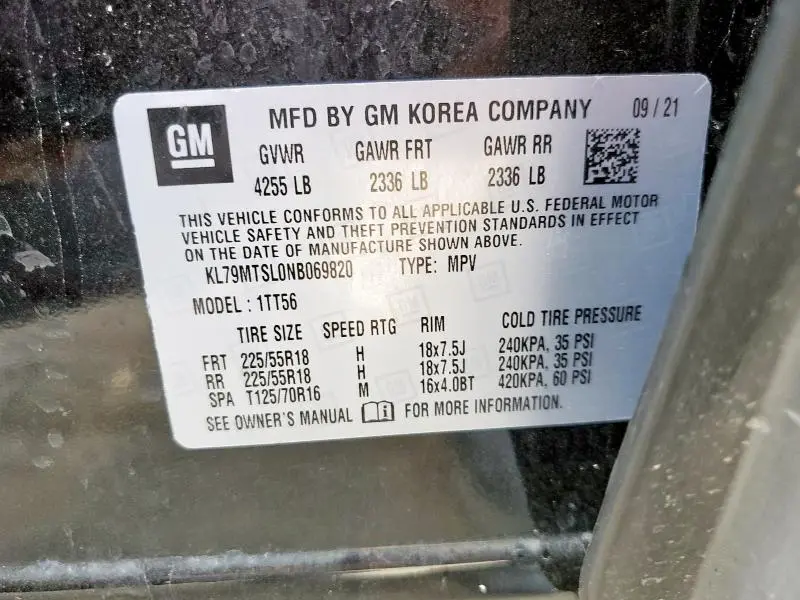 2022 CHEVROLET TRAILBLAZER RS  