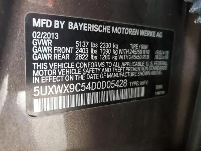 2013 BMW X3 XDRIVE28I  