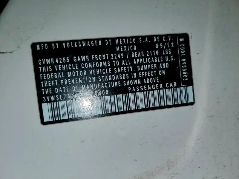 2012 VOLKSWAGEN JETTA TDI  