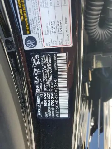 2024 MERCEDES-BENZ S S580E 4MATIC  