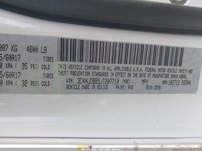 2018 JEEP COMPASS LATITUDE 4X4