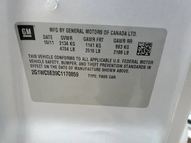 2012 CHEVROLET IMPALA LTZ  