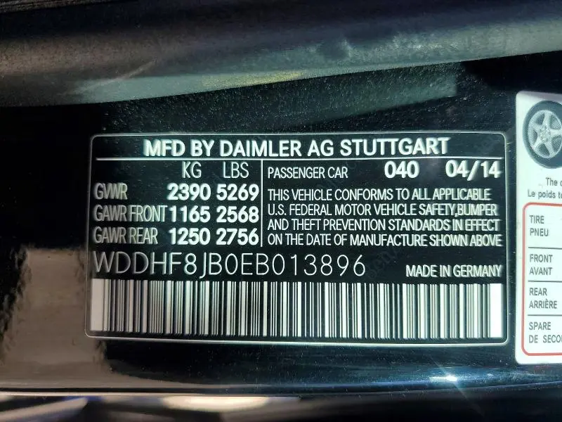 2014 MERCEDES-BENZ E 350 4MATIC  