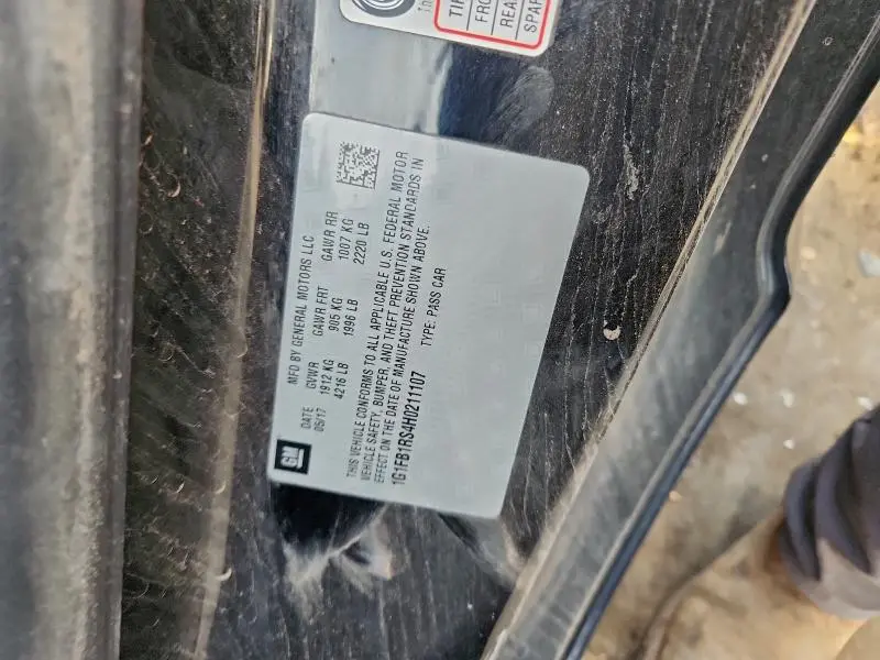 2017 CHEVROLET CAMARO LT  