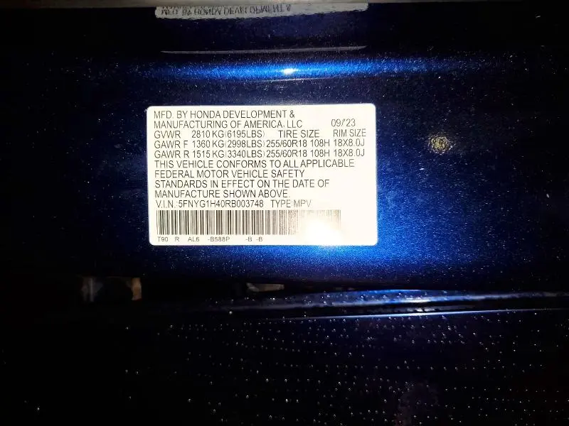 2024 HONDA PILOT EXL  