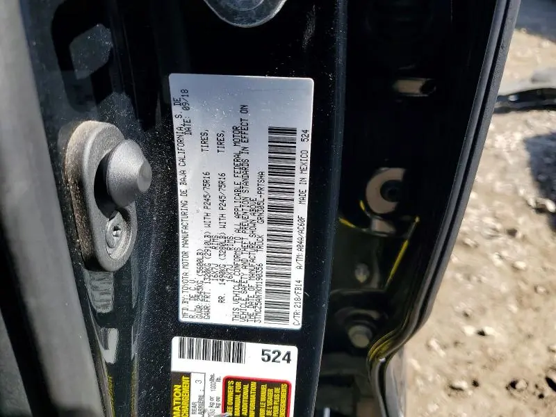 2019 TOYOTA TACOMA SR V6  