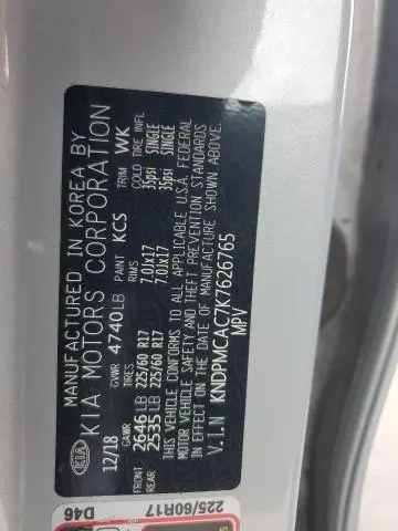 2019 KIA SPORTAGE LX  