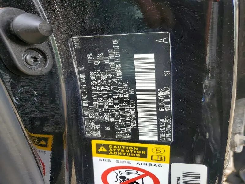 2010 LEXUS RX 350  