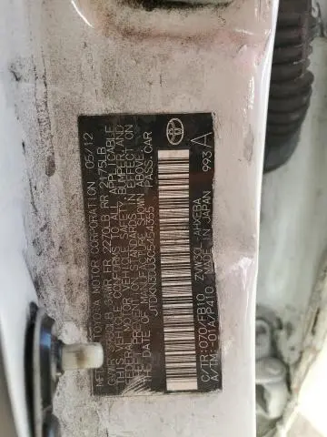 2012 TOYOTA PRIUS   