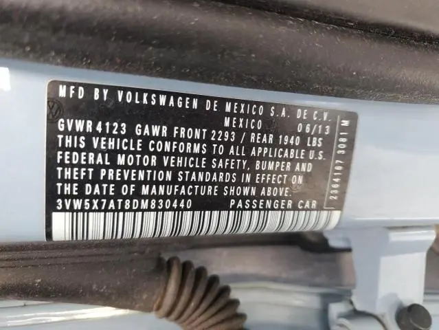 2013 VOLKSWAGEN BEETLE   