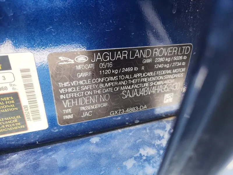 2017 JAGUAR XE PREMIUM  