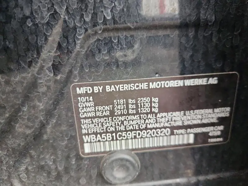 2015 BMW 535 I  