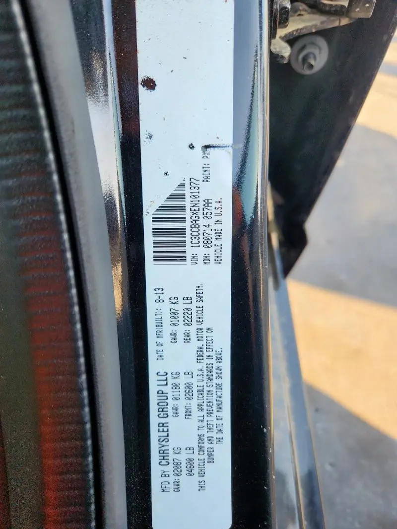 2014 CHRYSLER 200 LX  