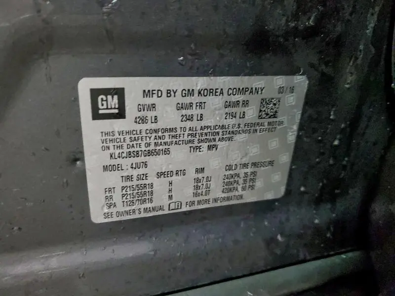 2016 BUICK ENCORE CONVENIENCE  