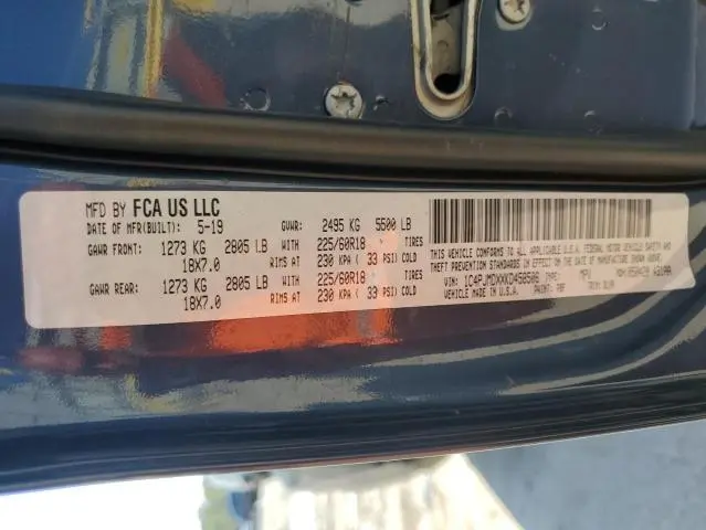 2019 JEEP CHEROKEE LIMITED  