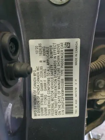 2021 HONDA CIVIC SPORT  