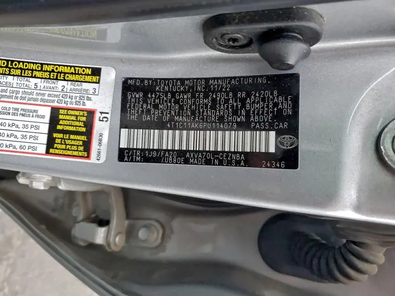 2023 TOYOTA CAMRY LE  