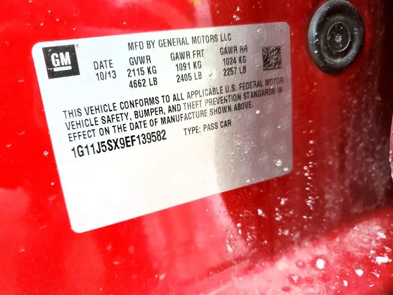 2014 CHEVROLET MALIBU LTZ  