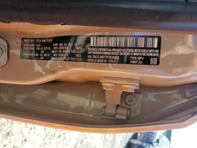 2015 JEEP RENEGADE LATITUDE  