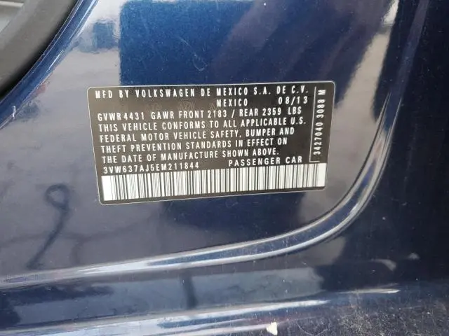 2014 VOLKSWAGEN JETTA HYBRID  