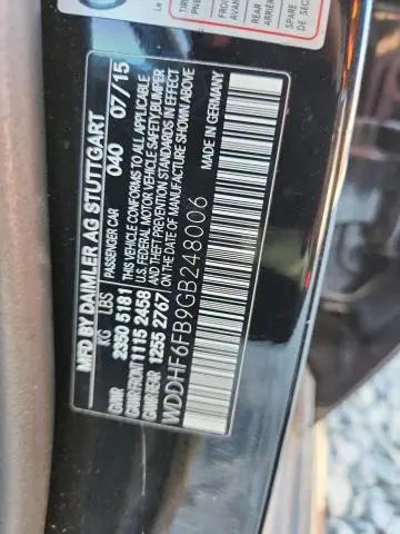 2016 MERCEDES-BENZ E 400  