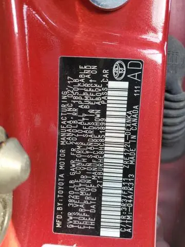 2017 TOYOTA COROLLA L  