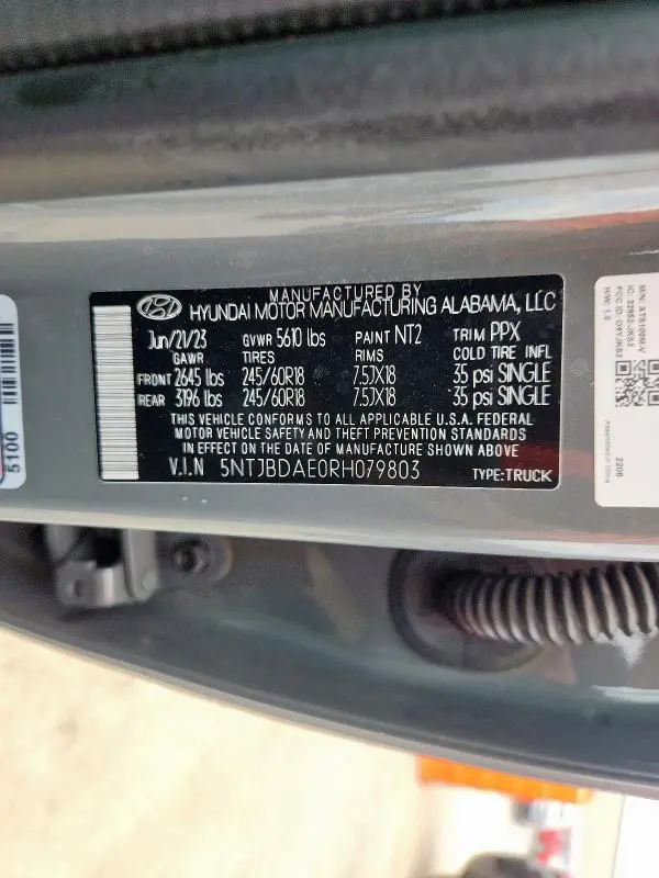 2024 HYUNDAI SANTA CRUZ SEL  