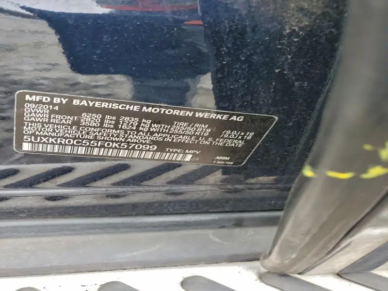 2015 BMW X5 XDRIVE35I  