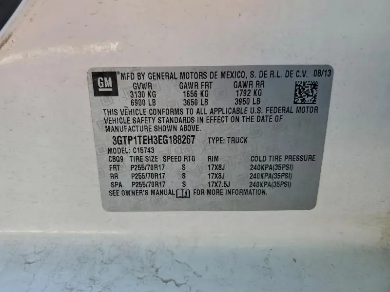 2014 GMC SIERRA C1500  