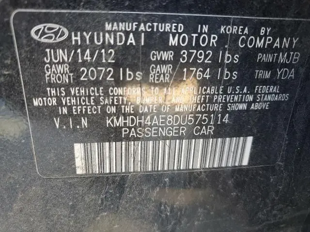 2013 HYUNDAI ELANTRA GLS  