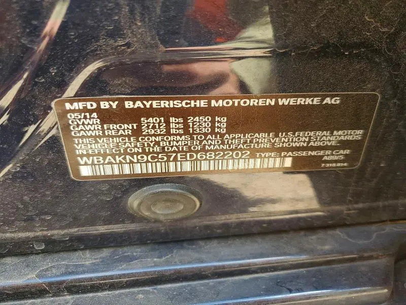 2014 BMW 550 I  