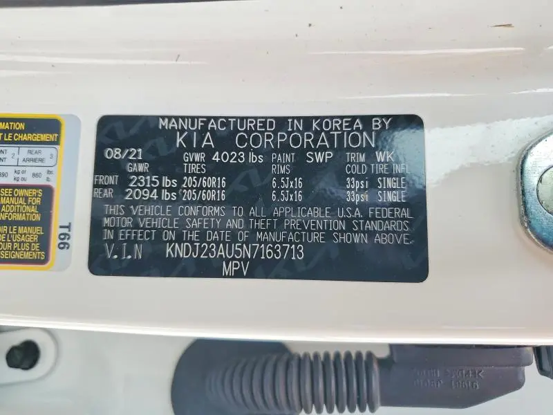 2022 KIA SOUL LX  