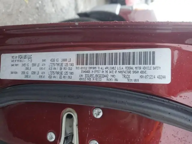 2019 RAM 2500 TRADESMAN  