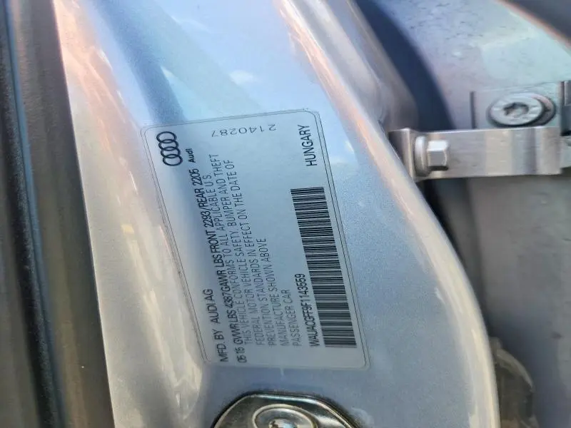 2015 AUDI A3 PREMIUM  