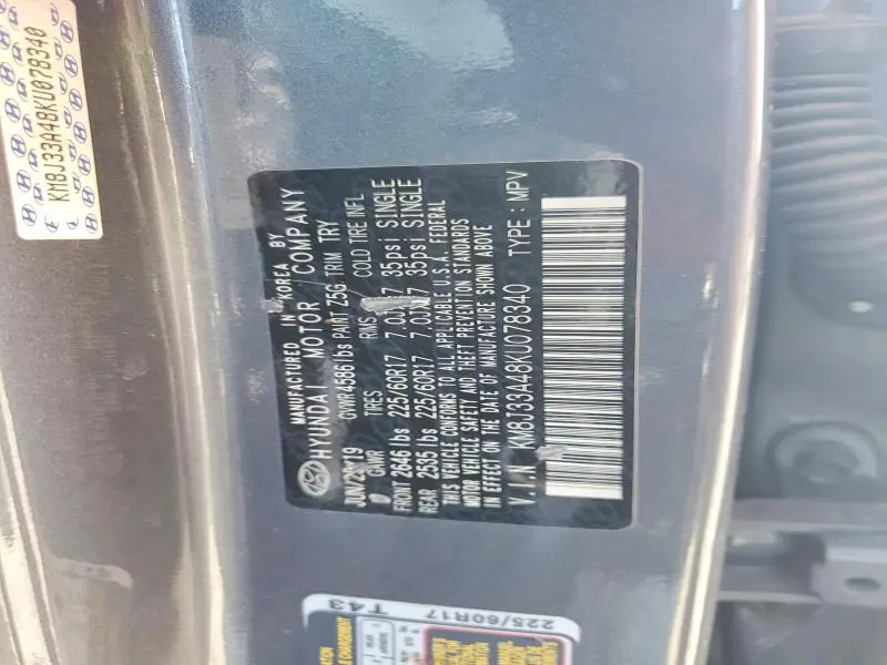 2019 HYUNDAI TUCSON VALUE  
