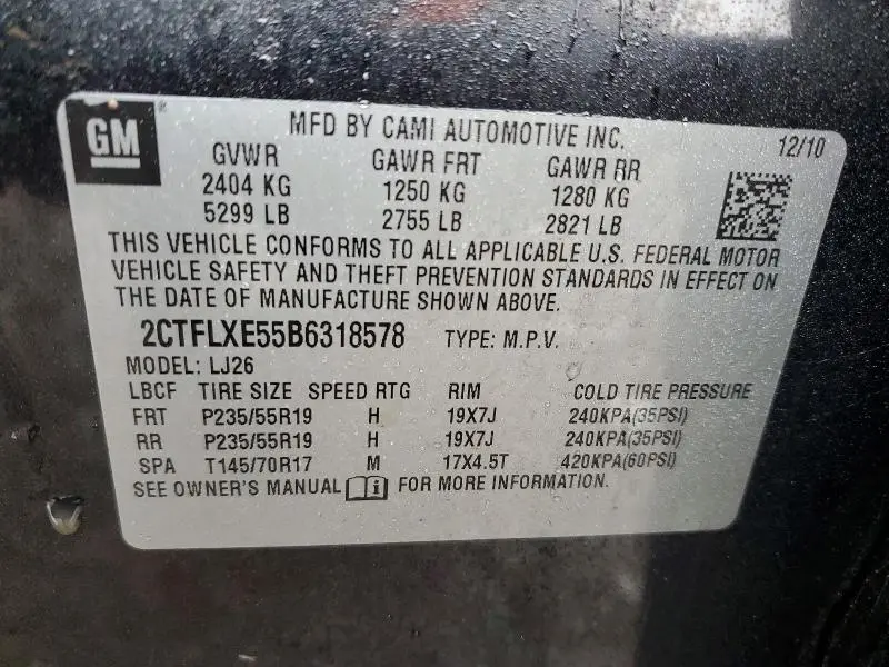 2011 GMC TERRAIN SLT  