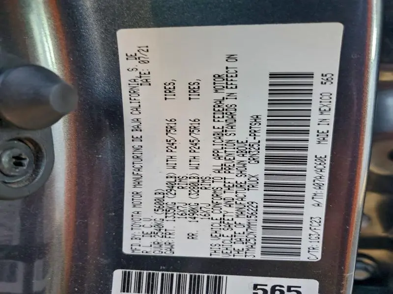 2021 TOYOTA TACOMA DOUBLE CAB  