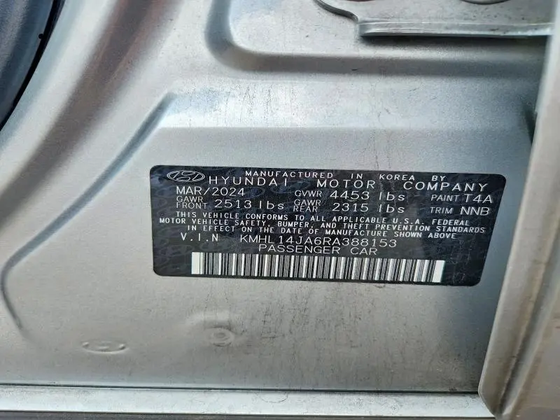 2024 HYUNDAI SONATA SEL  