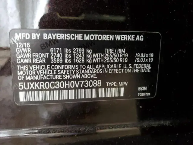 2017 BMW X5 XDRIVE35I  