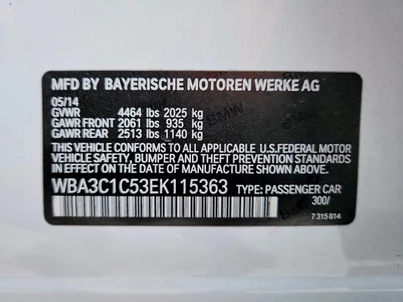 2014 BMW 328   