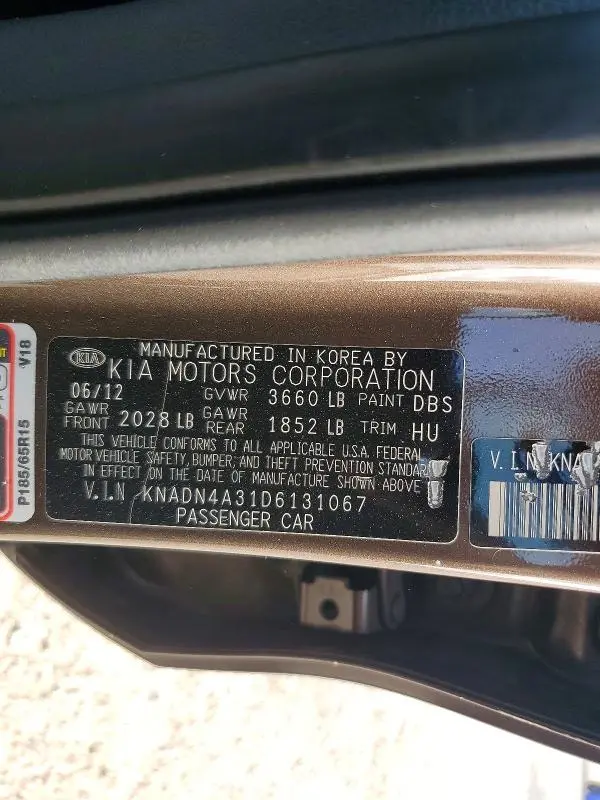 2013 KIA RIO EX  