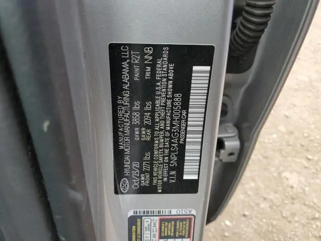 2021 HYUNDAI ELANTRA SEL  