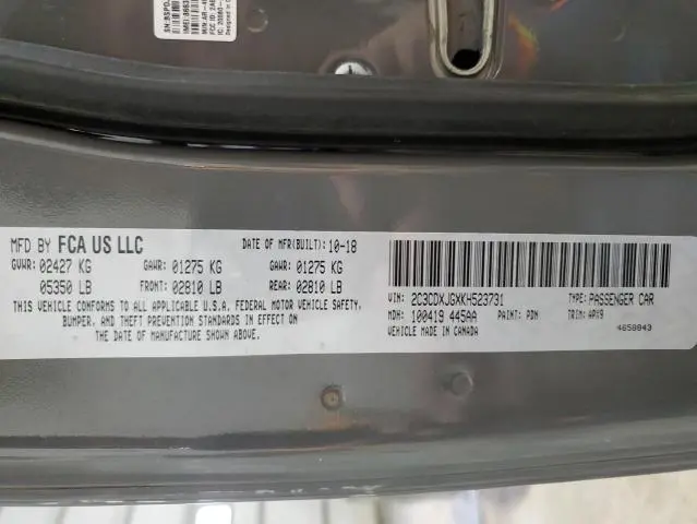 2019 DODGE CHARGER SXT  