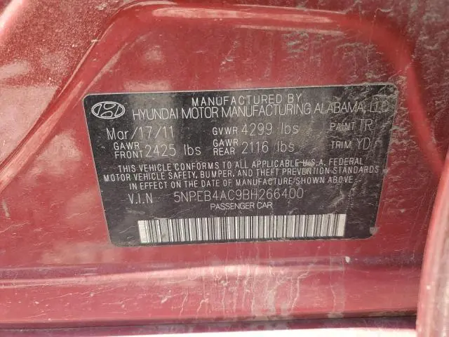 2011 HYUNDAI SONATA GLS  