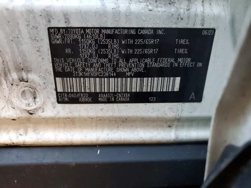 2023 TOYOTA RAV4 LE  