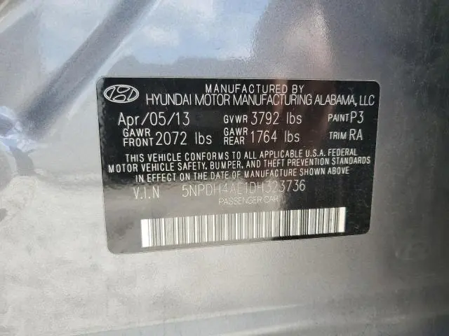 2013 HYUNDAI ELANTRA GLS  
