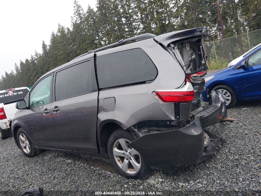 2017 TOYOTA SIENNA LE 8 PASSENGER